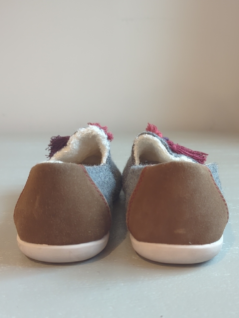 Spenco Hearthside Slide Gray Wool size 6.5 - Picture 5 of 7